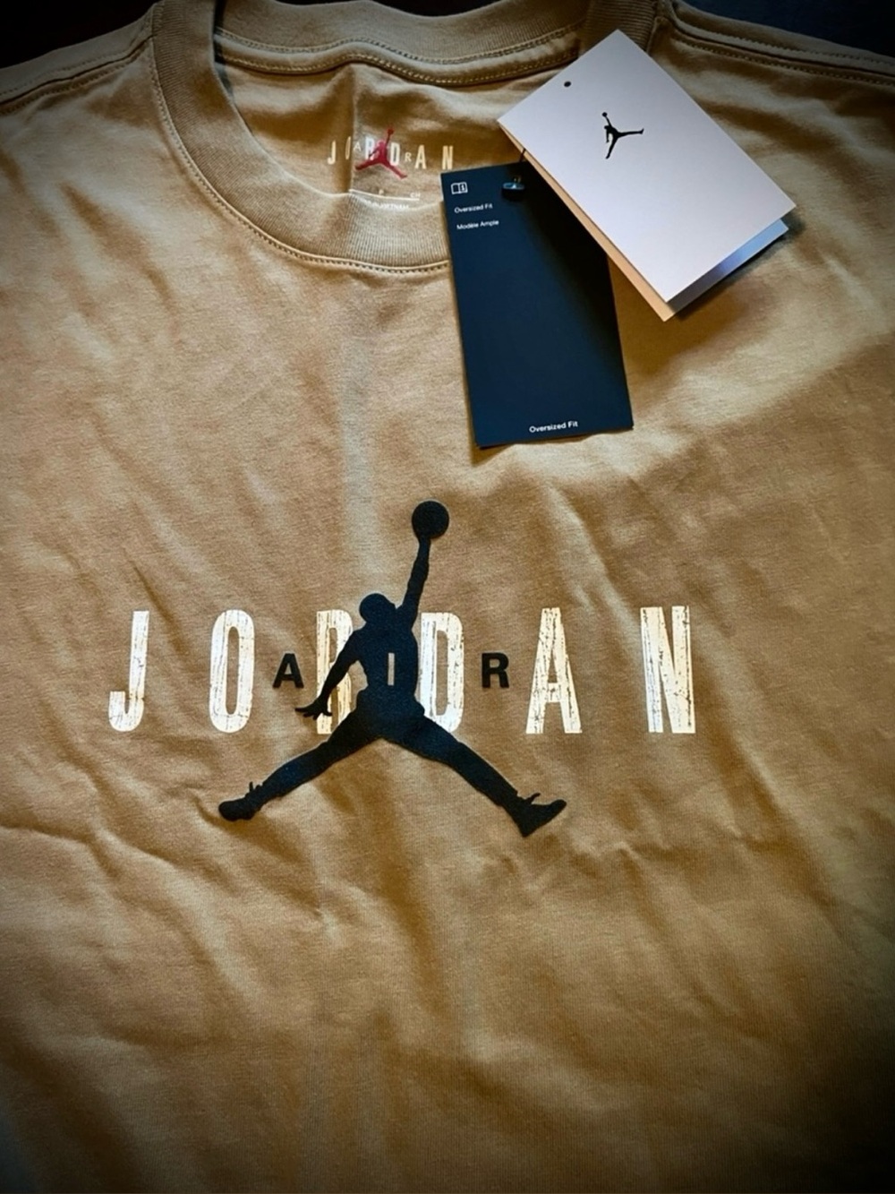 🆕 Jordan Flight Jumpman MVP T Shirt Heavyweight Oversized Small
